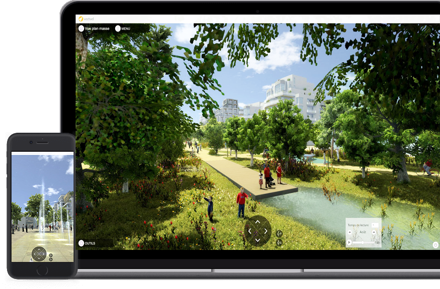 Vstory : Maquette 3D interactive