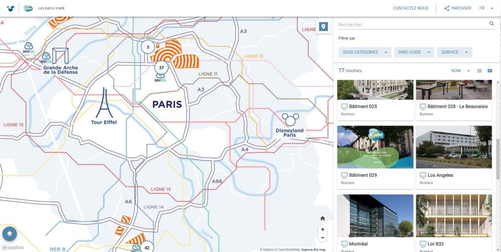 Parcs d'activités Icade