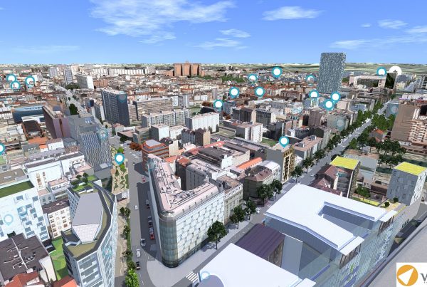 Modélisation de villes en 3D