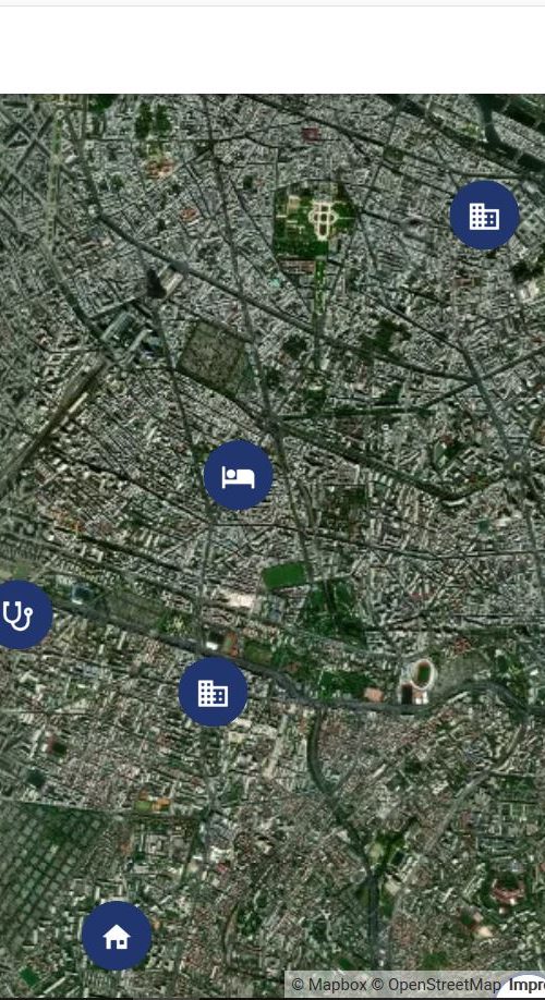 La carte des réalisations de Linkcity