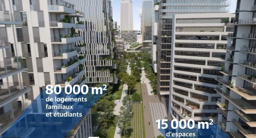 Découvrez le quartier de Saint Denis Pleyel en 3D