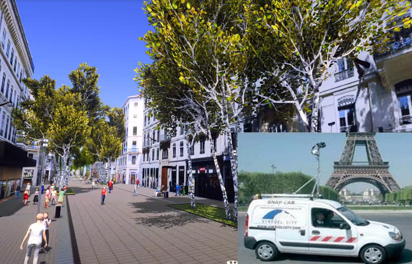 Modélisation de villes en 3D